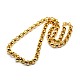 Fashionable 304 Stainless Steel Cable Chain Necklaces STAS-A028-N086-2