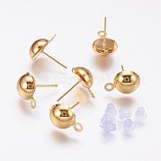 Железные серьги IFIN-F136-6mm-08G
