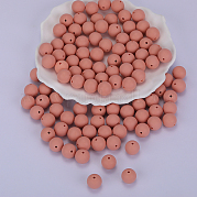 Круглые силиконовые фокусные бусины SI-JX0046A-74