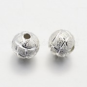 Круглых бусин латунные KK-N0061-03S-6mm