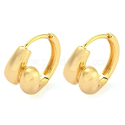 Серьги-кольца из латуни для женщин EJEW-M255-03G