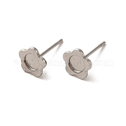 Серьги-гвоздики из нержавеющей стали 304 STAS-H193-02P