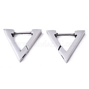 304 Stainless Steel Huggie Hoop Earrings STAS-R115-20P