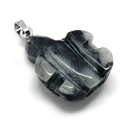 Pendentifs en pierre naturelle & synthétique mixte&nbsp;X-G-Q948-06
