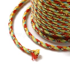 Cordon en polycoton à 4 brin avec fil métallique&nbsp;OCOR-Z003-D97