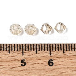 Perles en verre transparentes&nbsp;GLAA-K072-04E