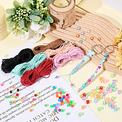 Kits para hacer llaveros acrílicos con letras DIY&nbsp;DIY-SC0029-39A