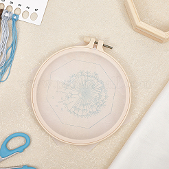 DIY-Stickerei-Set mit Löwenzahnmuster&nbsp;DIY-WH0349-154