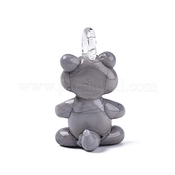 Manuelle Bunte Malerei Anhänger & Charms&nbsp;LAMP-N034-24B