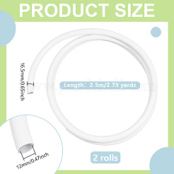 2 rotolo di tubo curvo in plastica e alluminio&nbsp;FIND-PH0029-23C