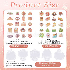 3 set di 3 stili di adesivi decorativi impermeabili per animali domestici&nbsp;DIY-TA0010-64B