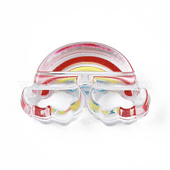 Transparente Acryl-Emailperlen&nbsp;X-OACR-N130-026