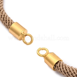 Fabrication de bracelets en cordons de nylon adaptés aux breloques de connecteur&nbsp;AJEW-P116-02G-30