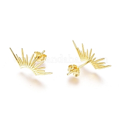 925 Sterling Silber Ohrstecker&nbsp;EJEW-AA00271-31G