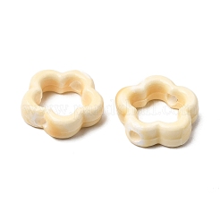 Cadre à perles en porcelaine émaillée creuse à motif floral&nbsp;PORC-A034-09H