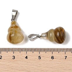Pendentifs en pierres précieuses mixtes naturels et synthétiques&nbsp;X-G-B127-03P