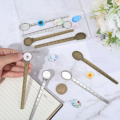 DIY ovale und flache runde Lesezeichen-Sets mit Blumenmotiv&nbsp;DIY-SC0032-08