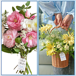 120 stücke 6 arten thanksgiving tag wort beste wünsche bowknot gedruckt papier danke geschenk tags&nbsp;AJEW-SP0003-63B