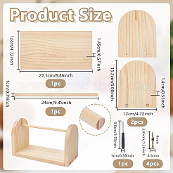 Holzgarnknäuel-Spinner&nbsp;TOOL-WH0166-062A