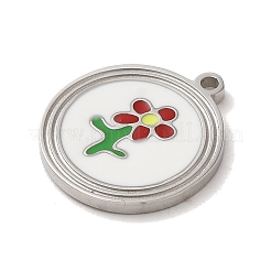 Ciondoli in acciaio inox smaltato 304&nbsp;STAS-L022-177A-P