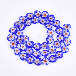 Handgemachte Millefiori Bunte Malerei Perlen Stränge&nbsp;LAMP-S191-19A-M
