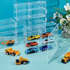 4 Stück Spielzeug-Displayboxen aus Kunststoff&nbsp;ODIS-WH0086-207
