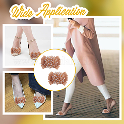 2 Stück Schuhschnallen-Clips aus Eisen&nbsp;HJEW-HY00189