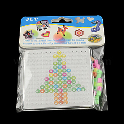 Weihnachtsbaum Quadrat DIY melty Perlen Bügelperlen-Sets: Bügelperlen&nbsp;DIY-R064-03