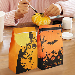 20 Stück 5 Stile Halloween-Süßigkeiten-Papiertüten&nbsp;ABAG-TA0001-39