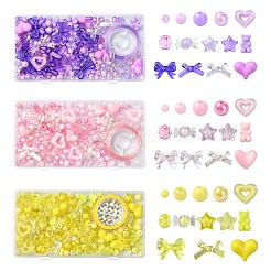 Süße DIY-Schmucksets aus Stretch-Acrylperlen&nbsp;DIY-YW0010-04A