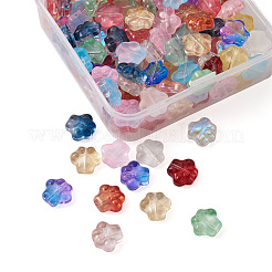 Perle di vetro verniciate a spruzzo trasparente&nbsp;GGLA-CD0001-06