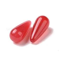Gefärbte und erhitzte natürliche weiße Jadeperlen&nbsp;G-G864-08B