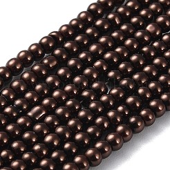 Chapelets de perles en verre nacré&nbsp;HY-3D-B40