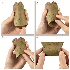 30 boîte cadeau en papier imprimé floral&nbsp;CON-FS0001-21B