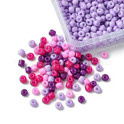 800 Stück runde Saatperlen-Perlen aus Glas in zwei Farben zum Einbrennen&nbsp;SEED-FS0001-21A