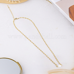 1 collar de cadena de eslabones de patata de acero inoxidable 304 y perla de agua dulce natural para mujer&nbsp;NJEW-LP0004-26