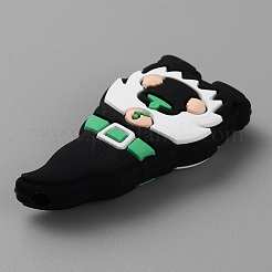 Perles focales en silicone écologiques de qualité alimentaire gnome&nbsp;SIL-WH0012-042B
