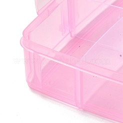 Boîte de rangement détachable en plastique pp portable rectangulaire&nbsp;CON-D007-02D