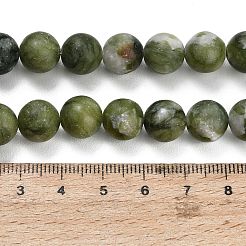 Natürliche chinesische Jade Perlen Stränge&nbsp;G-P626-10mm-01B