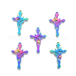 Pendentifs en acier inoxydable avec placage ionique (IP) 201&nbsp;STAS-N098-097M