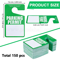 150 cartello di parcheggio in PVC&nbsp;AJEW-GO0004-76