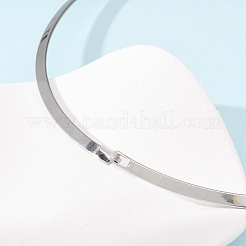4 mm 201 Edelstahldraht-Halsketten&nbsp;NJEW-Z098-06P