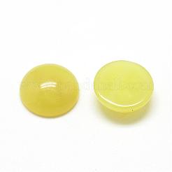 Natürliche Zitronen-Jade-Cabochons&nbsp;G-R416-16mm-01