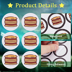 Autocollants imperméables en plastique pvc&nbsp;LS-DIY-WH0386-18D