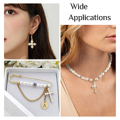 18 pièce de 9 pendentifs en alliage de style et maillons de composants de lustre&nbsp;FIND-CD0001-40