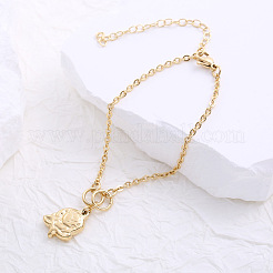 Europäisches Armband mit Rosenanhänger für Damen&nbsp;VH1245