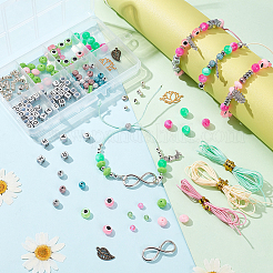 DIY-Set zur Herstellung von Armbändern mit bösem Blick&nbsp;DIY-PH0008-86