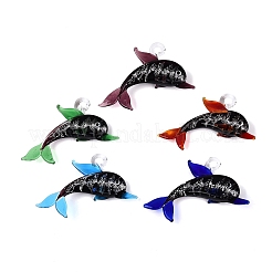 Pendentifs vernissées manuelles&nbsp;LA-N048-17