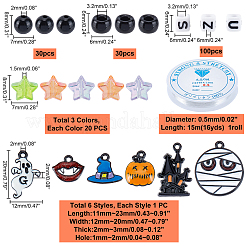 Bausatz für DIY-Halloween-Armbänder&nbsp;DIY-PH0008-85