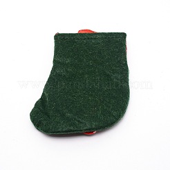 Ours en tissu suspendu bas de noël&nbsp;HJEW-SZC0004-28